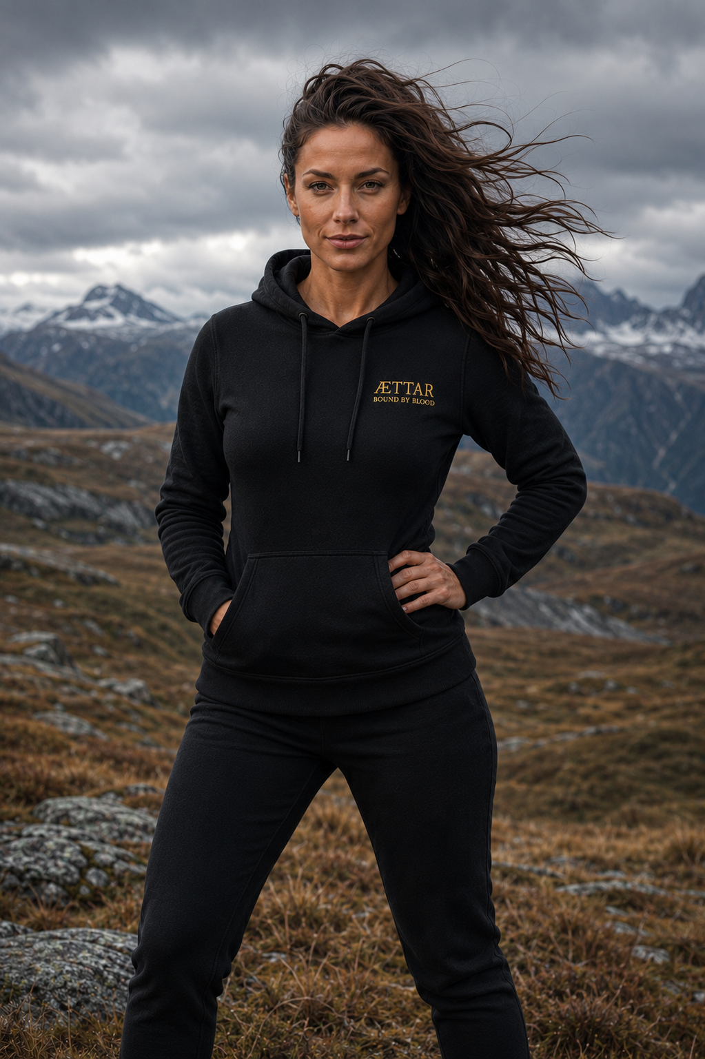 ÆTTAR Women’s Fitted Strength Hoodie
