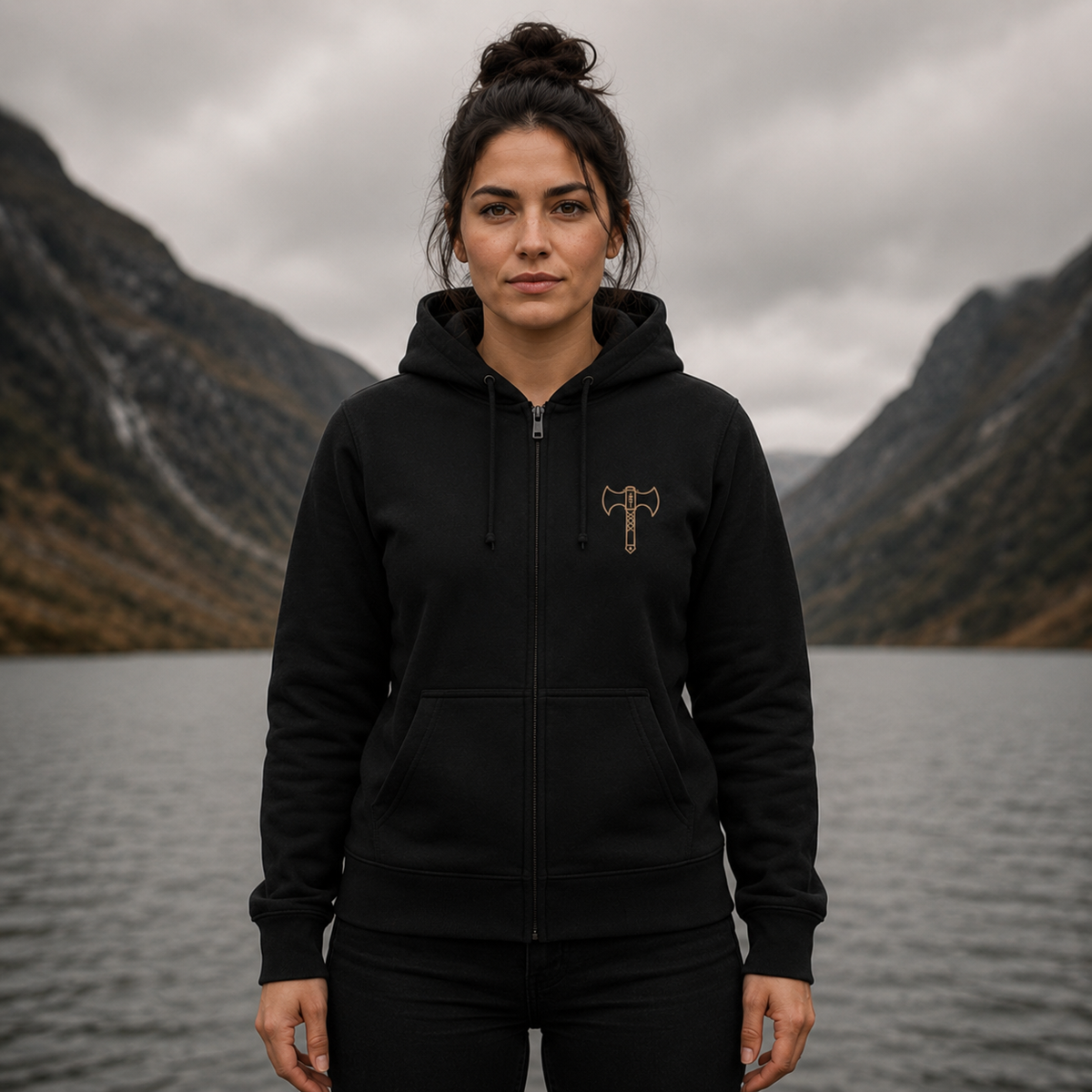 Ladies Original AETTAR zip up hoodie