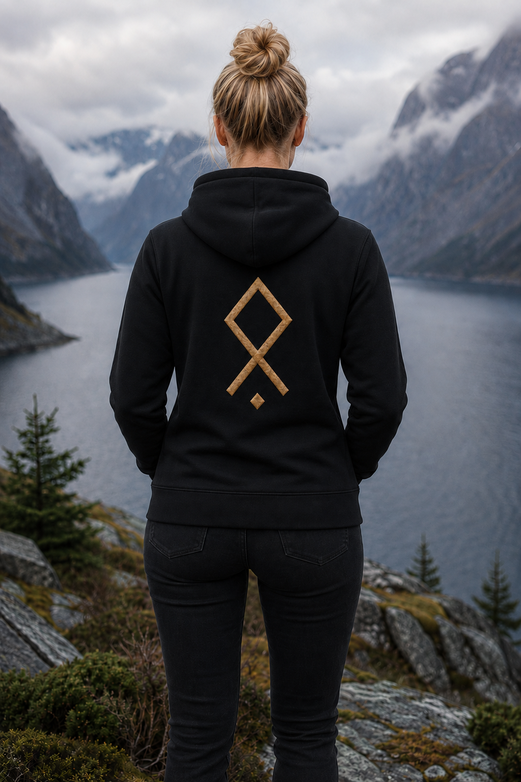 Ladies Zip Up Hoodie Heritage