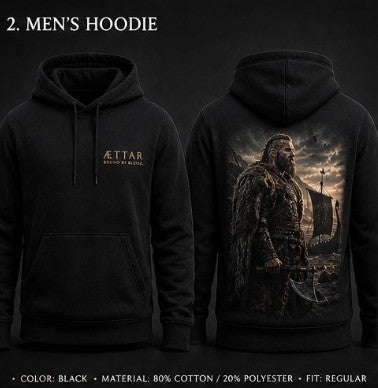 ÆTTAR Viking Print - Men's Hoodie