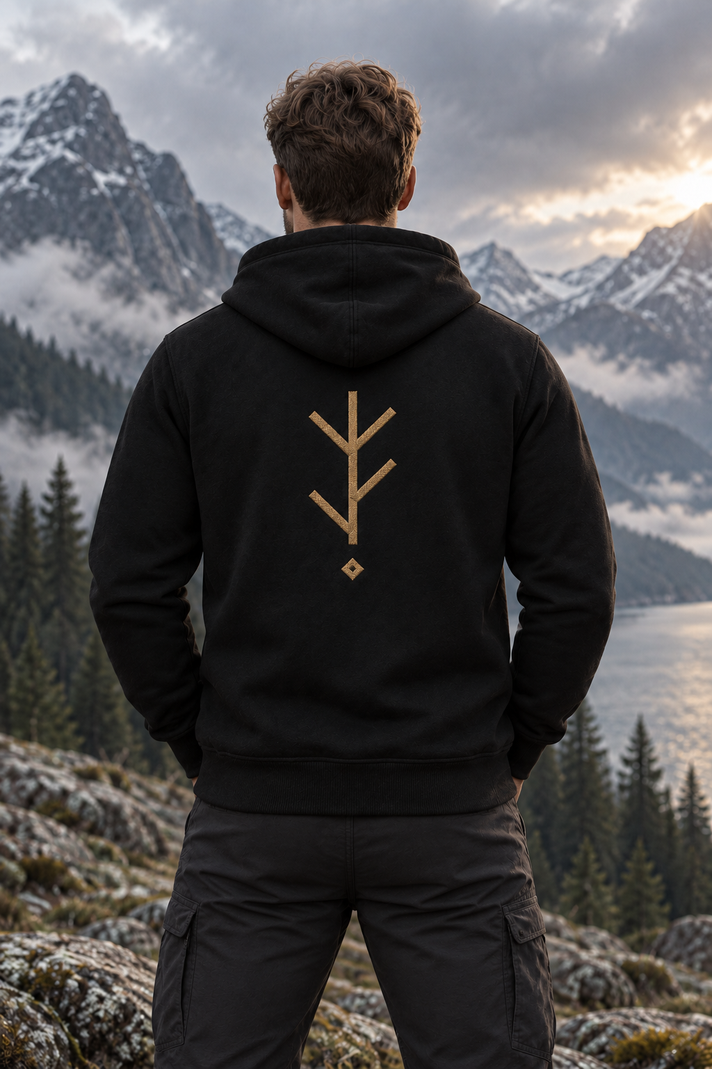 ÆTTAR Men’s Craft Zip-Up Hoodie