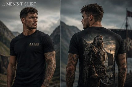 ÆTTAR Viking Print - Men's T-Shirt
