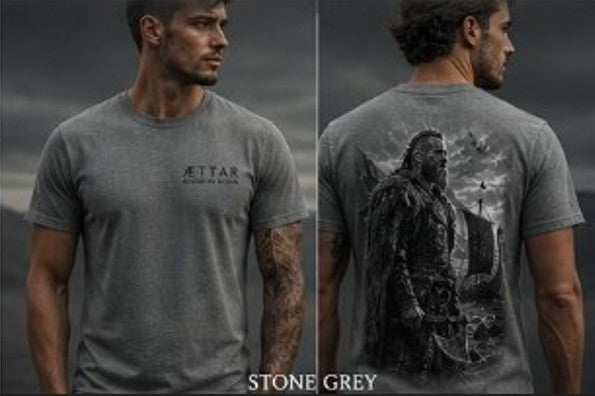 ÆTTAR Viking Print - Men's T-Shirt